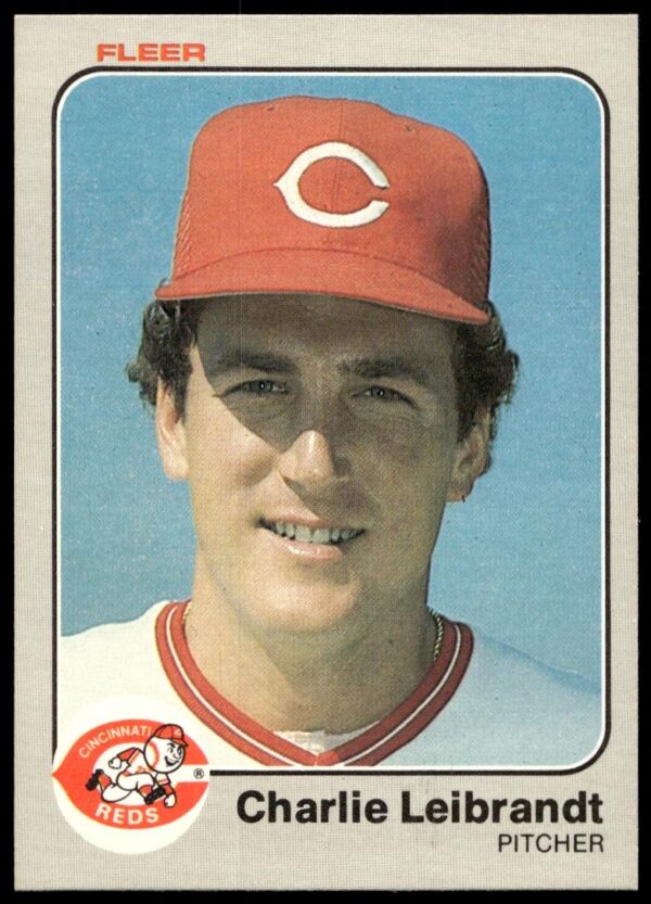 1983 Fleer Charlie Leibrandt #596 (Front)
