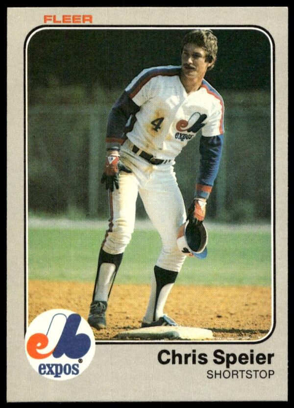 1983 Fleer Chris Speier #298 (Front)