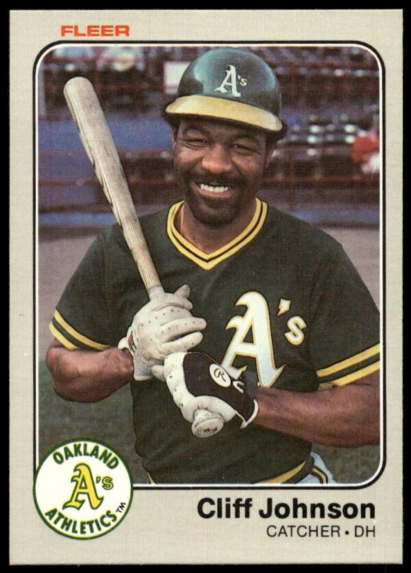 1983 Fleer Cliff Johnson #520 (Front)