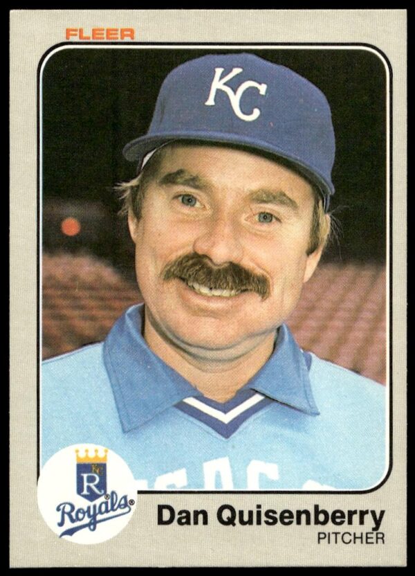 1983 Fleer Dan Quisenberry #122 (Front)
