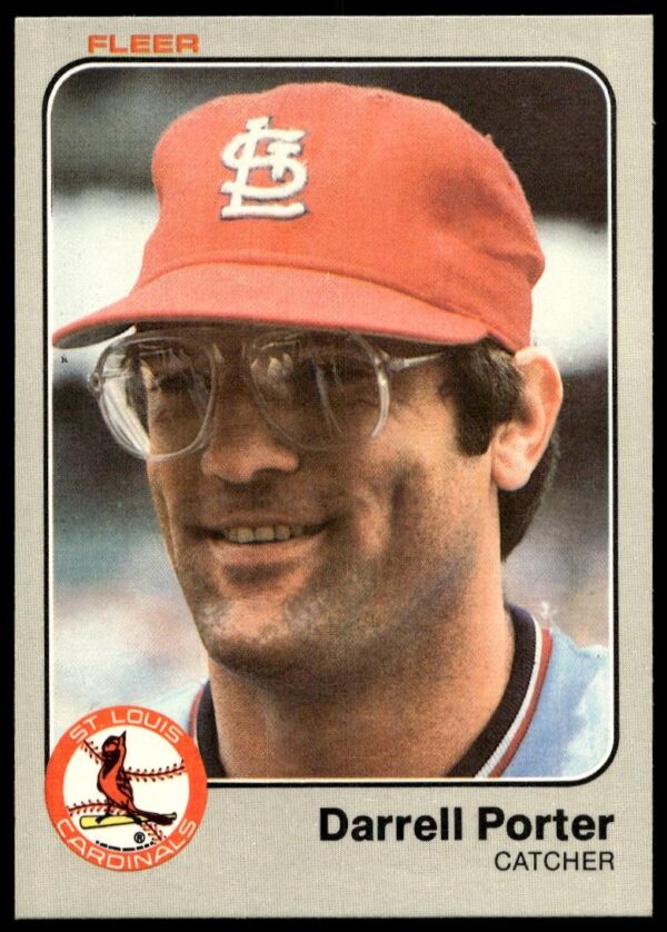 1983 Fleer Darrell Porter #18 (Front)