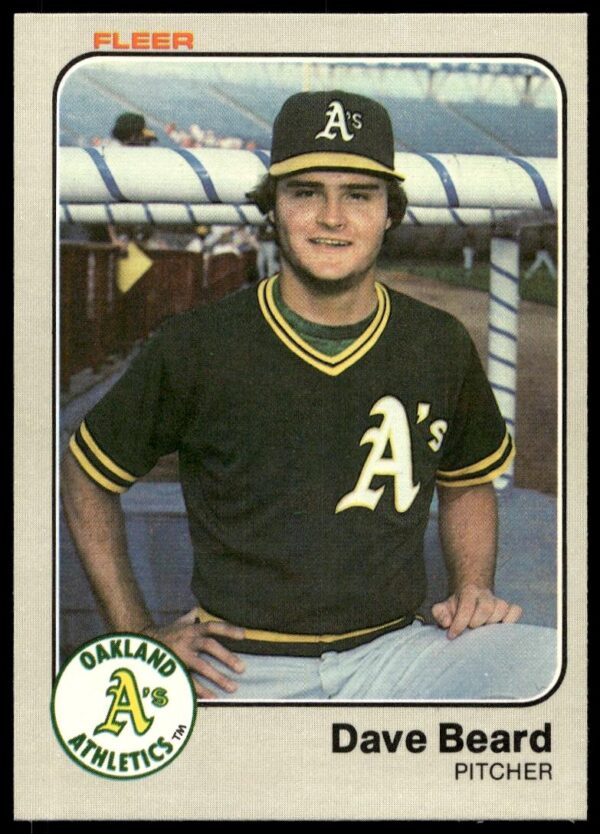 1983 Fleer Dave Beard #514 (Front)