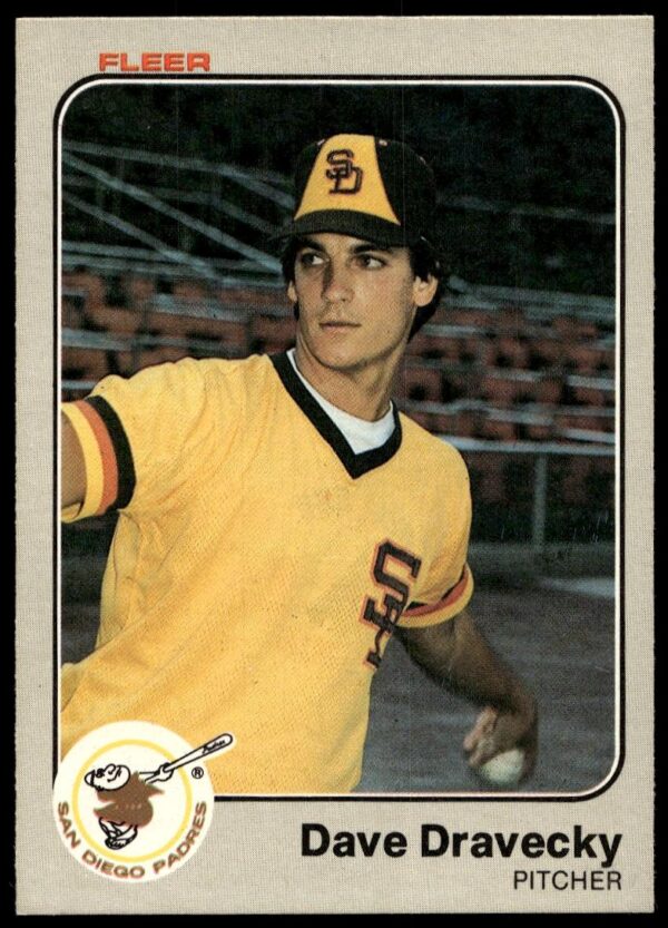 1983 Fleer Dave Dravecky #356 (Front)