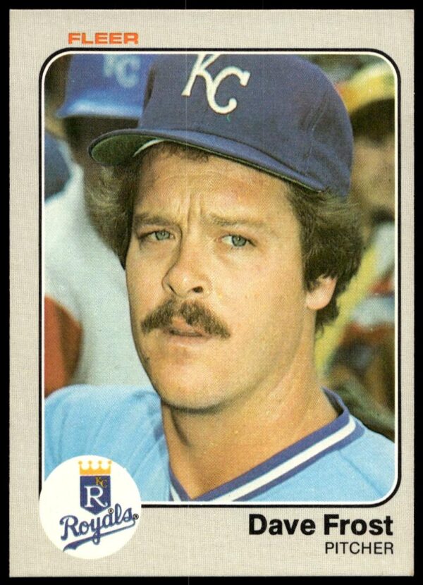 1983 Fleer Dave Frost #111 (Front)