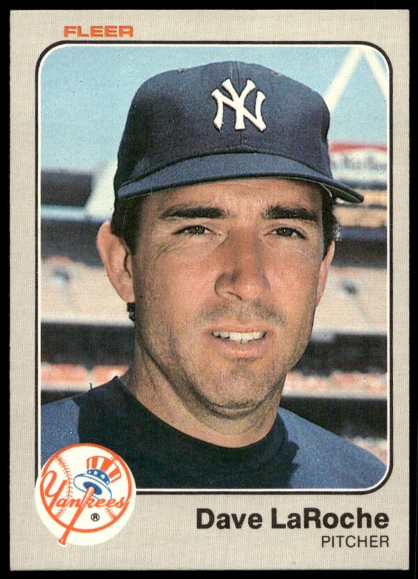 1983 Fleer Dave LaRoche #384 (Front)