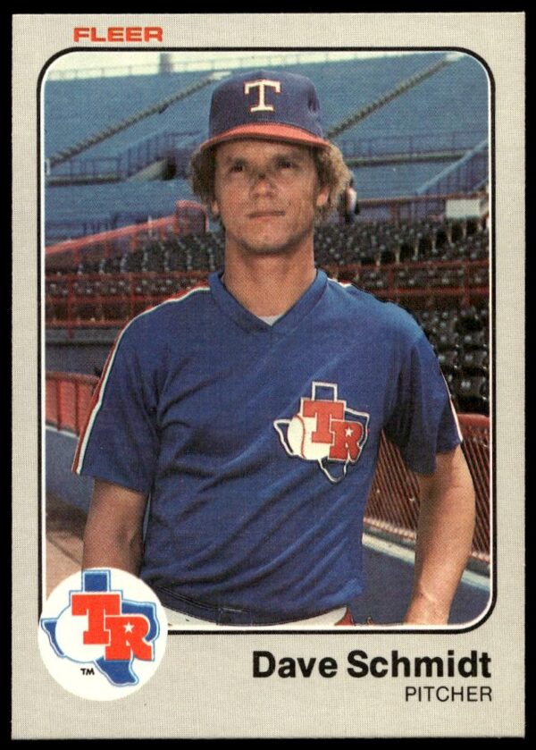 1983 Fleer Dave Schmidt #578 (Front)