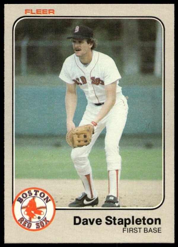1983 Fleer Dave Stapleton #196 (Front)