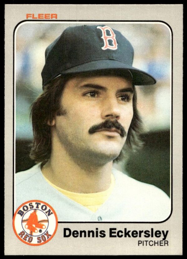 1983 Fleer Dennis Eckersley #182 (Front)