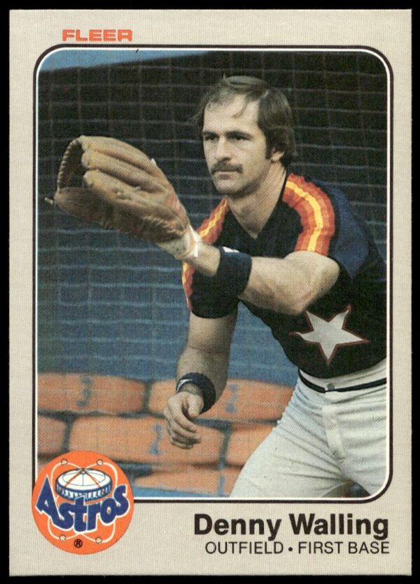 1983 Fleer Denny Walling #469 (Front)