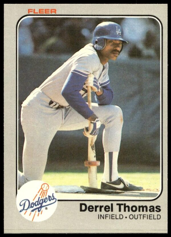 1983 Fleer Derrel Thomas #223 (Front)