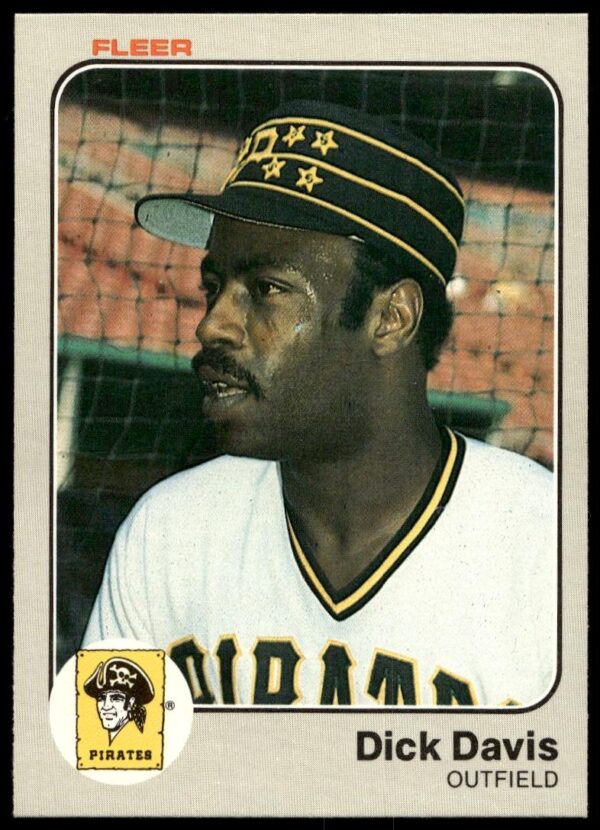 1983 Fleer Dick Davis #305 (Front)