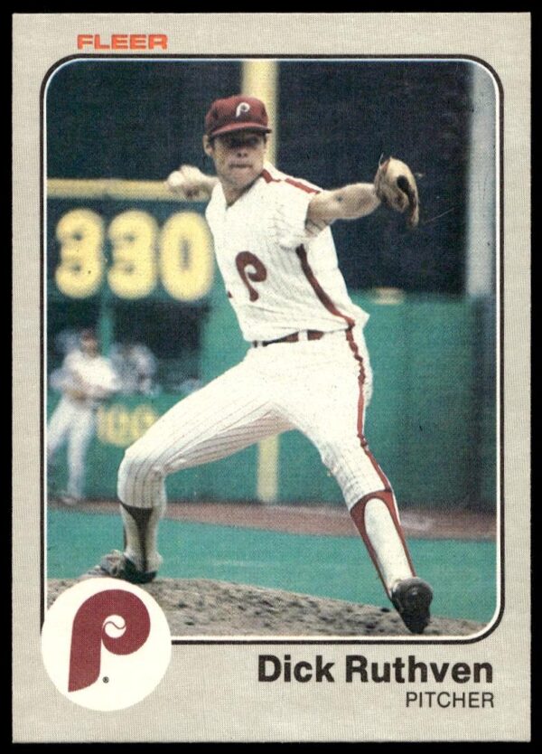 1983 Fleer Dick Ruthven #172 (Front)