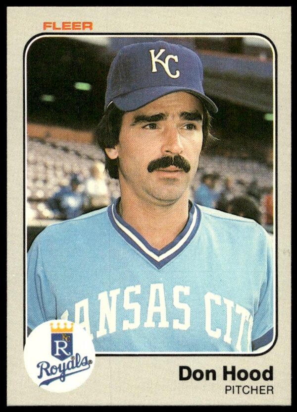 1983 Fleer Don Hood #115 (Front)