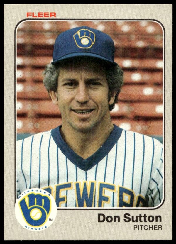1983 Fleer Don Sutton #47 (Front)