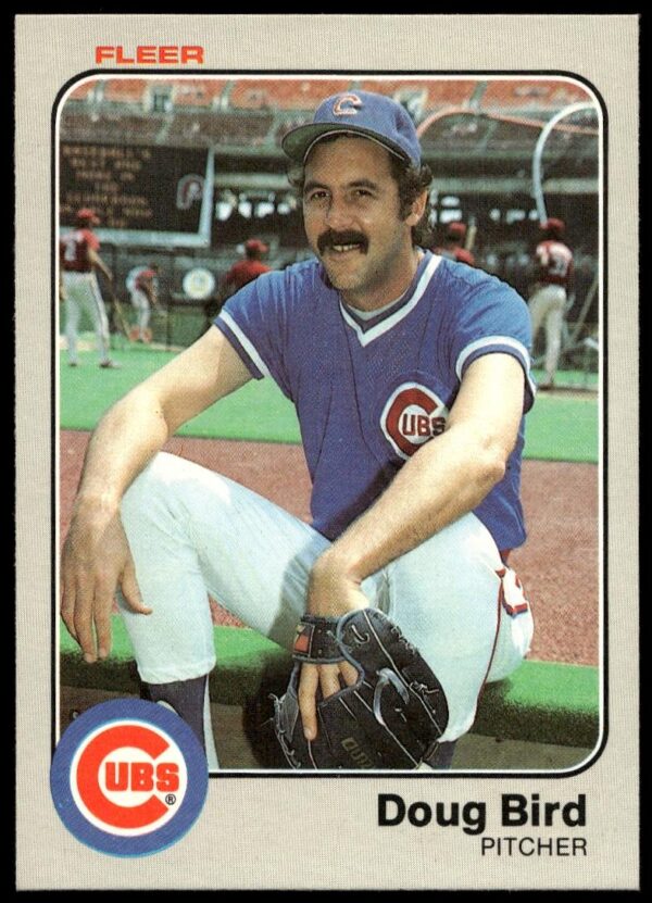 1983 Fleer Doug Bird #490 (Front)