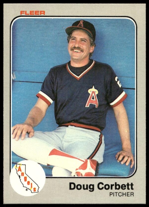 1983 Fleer Doug Corbett #83 (Front)