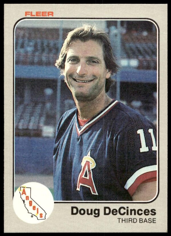 1983 Fleer Doug DeCinces #85 (Front)