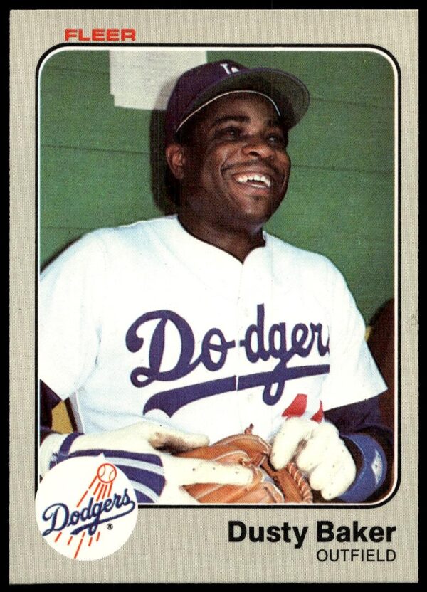 1983 Fleer Dusty Baker #201 (Front)