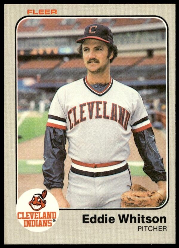 1983 Fleer Eddie Whitson #423 (Front)