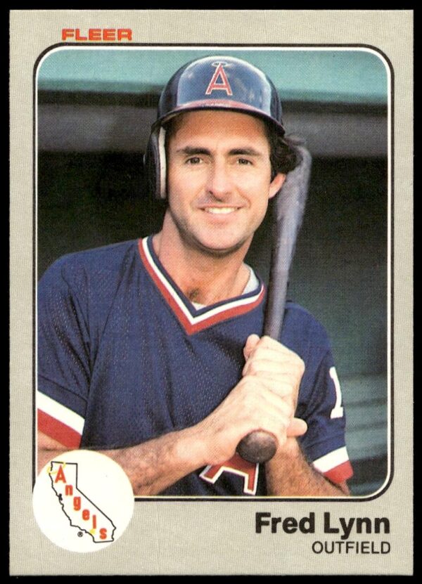 1983 Fleer Fred Lynn #97 (Front)