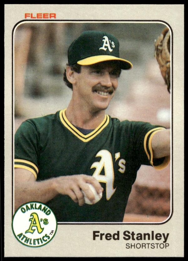 1983 Fleer Fred Stanley #534 (Front)