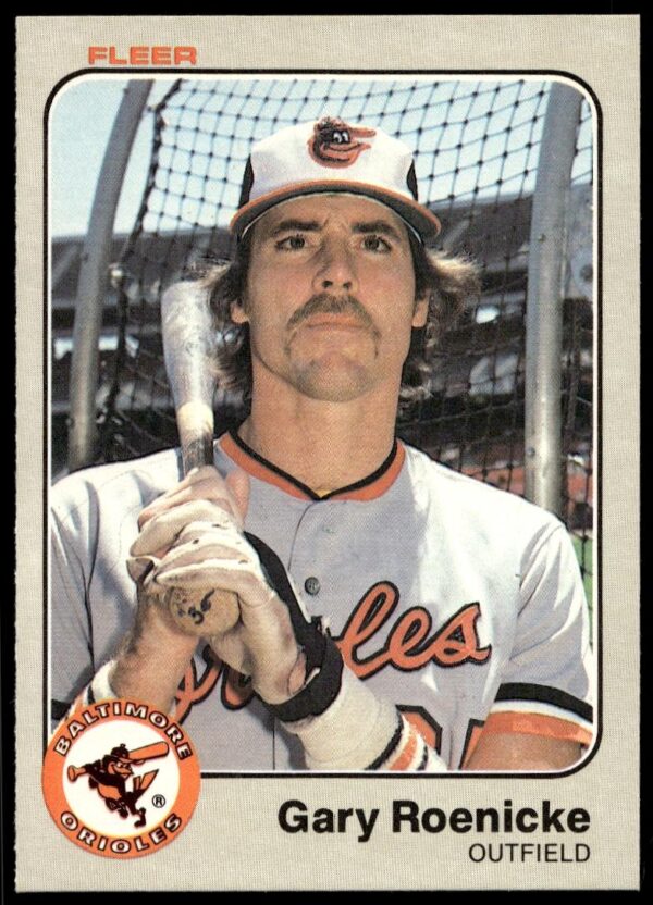 1983 Fleer Gary Roenicke #71 (Front)