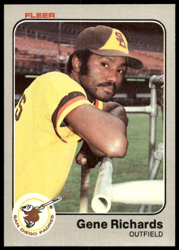 1983 Fleer Gene Richards #370 (Front)