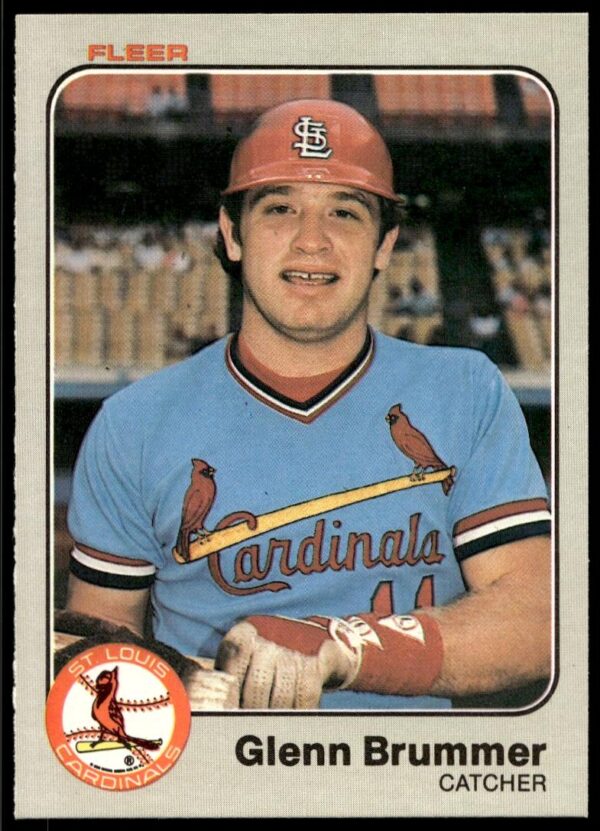 1983 Fleer Glenn Brummer #4 (Front)