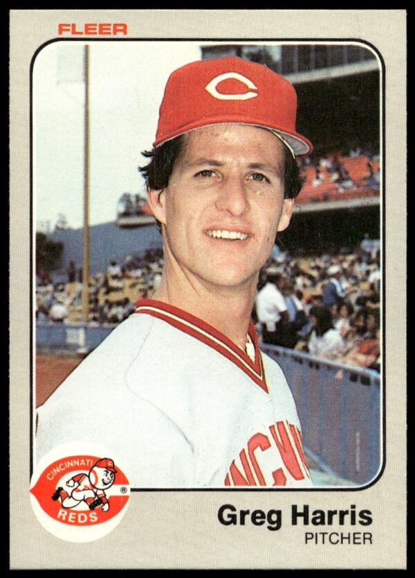 1983 Fleer Greg Harris #590 (Front)