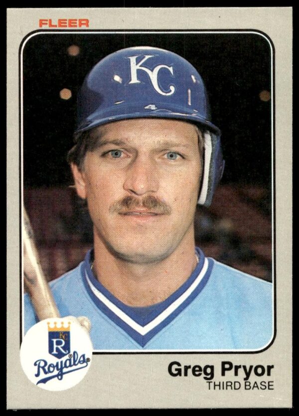 1983 Fleer Greg Pryor #121 (Front)