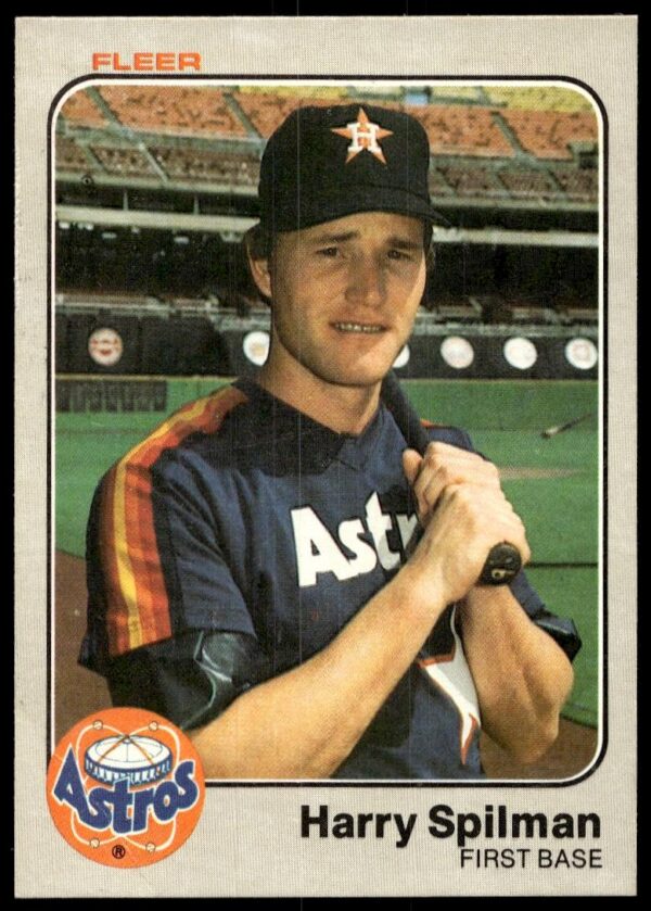 1983 Fleer Harry Spilman #467 (Front)