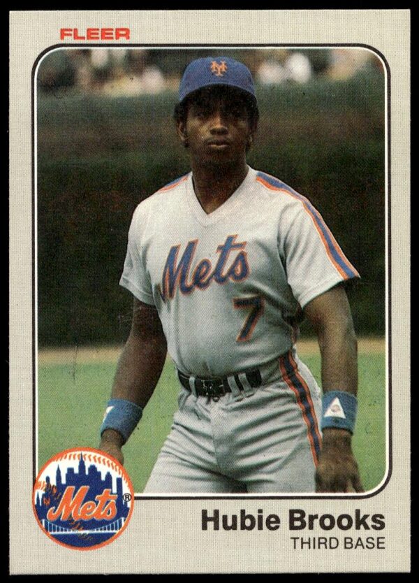 1983 Fleer Hubie Brooks #539 (Front)