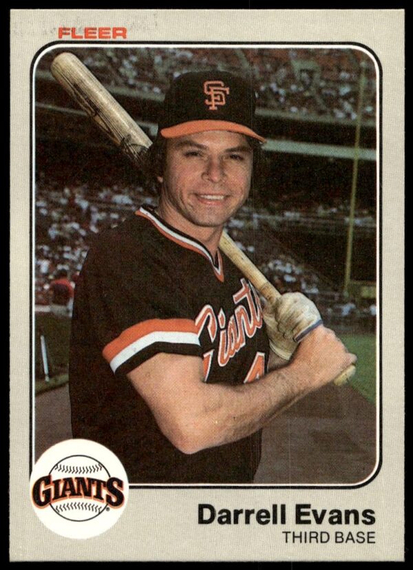 1983 Fleer Jack Clark #256 (Front)