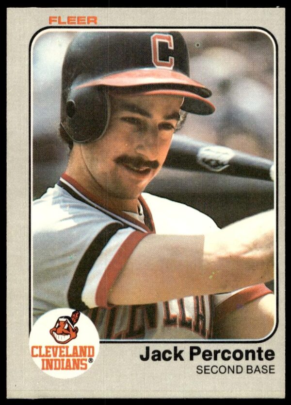 1983 Fleer Jack Perconte #417 (Front)