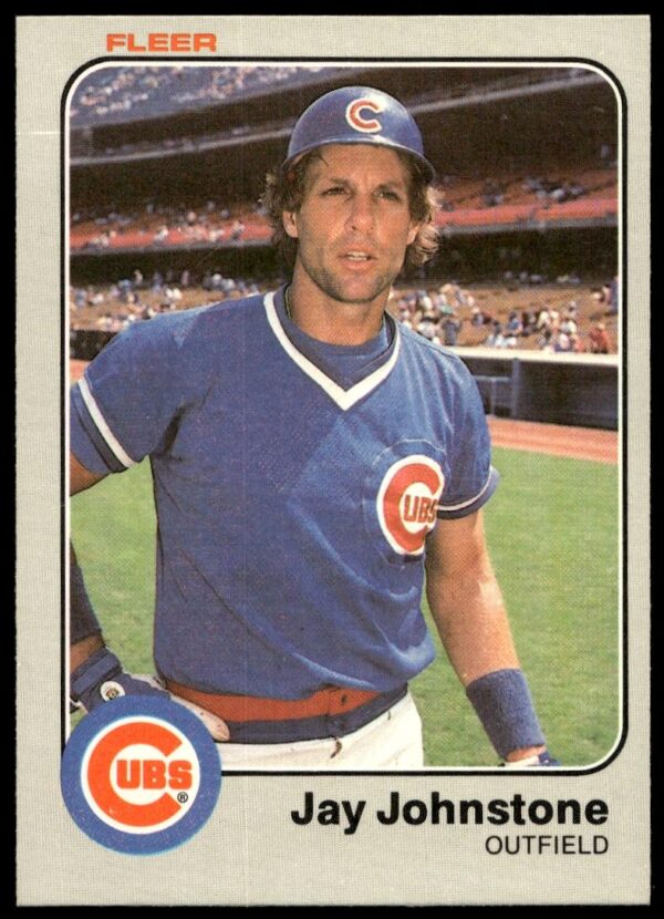 1983 Fleer Jay Johnstone #499 (Front)