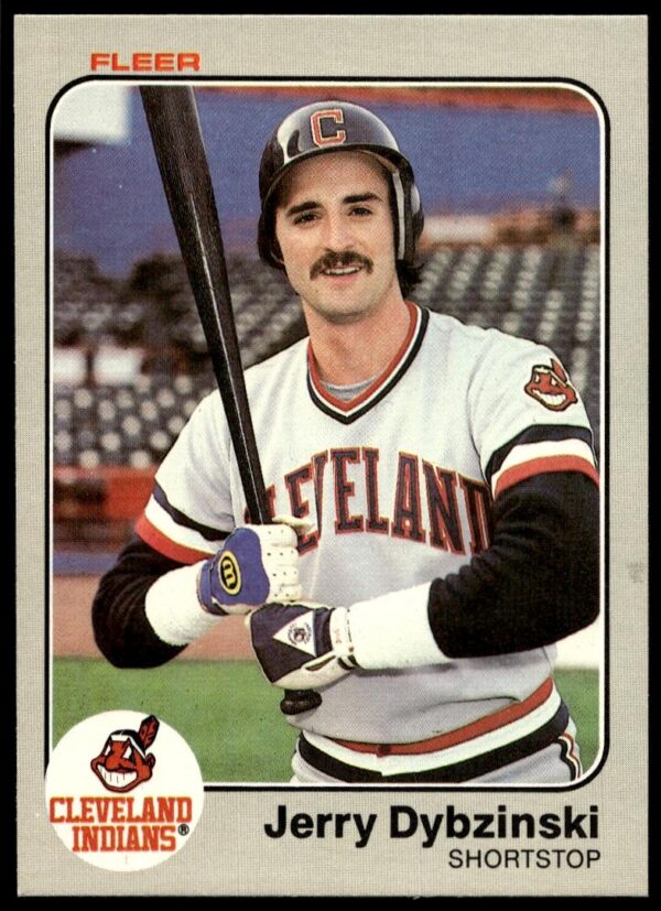 1983 Fleer Jerry Dybzinski #406 (Front)