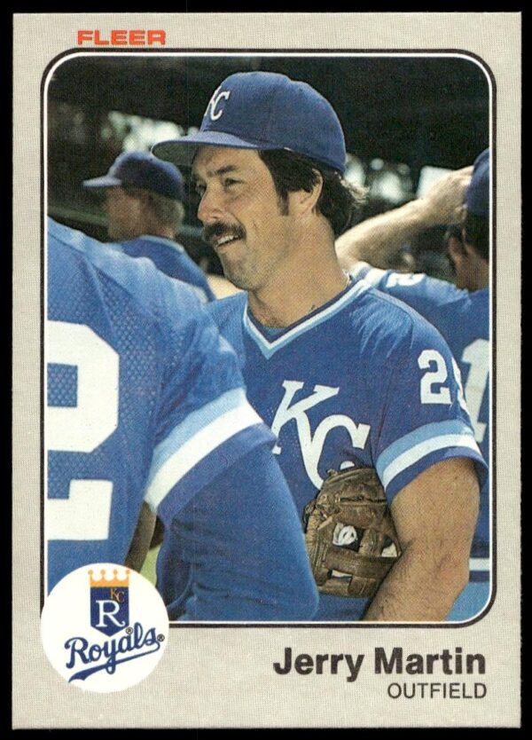 1983 Fleer Jerry Martin #117 (Front)