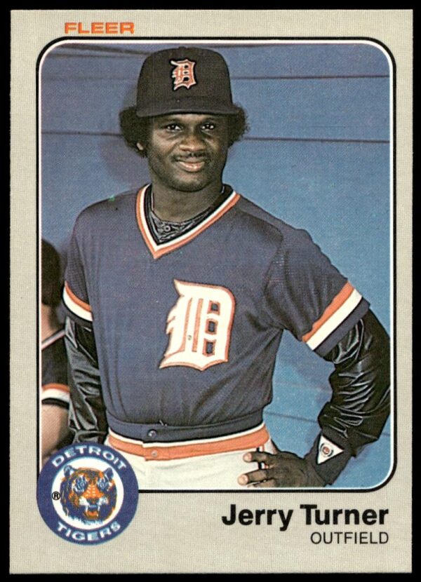 1983 Fleer Jerry Turner #345 (Front)