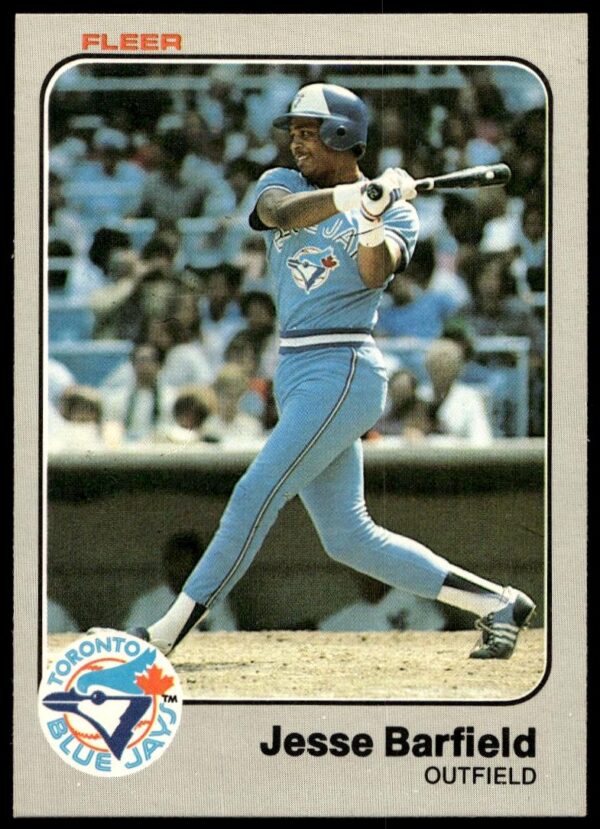 1983 Fleer Jesse Barfield #424 (Front)