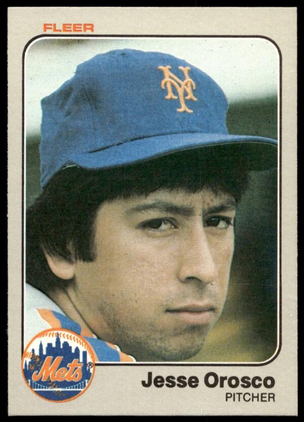 1983 Fleer Jesse Orosco #550 (Front)