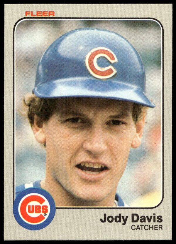 1983 Fleer Jody Davis #494 (Front)