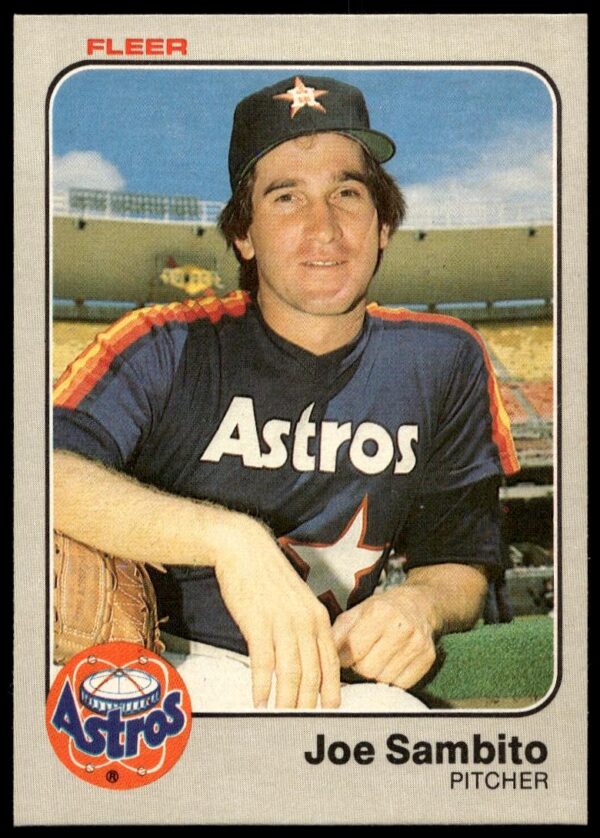 1983 Fleer Joe Sambito #464 (Front)