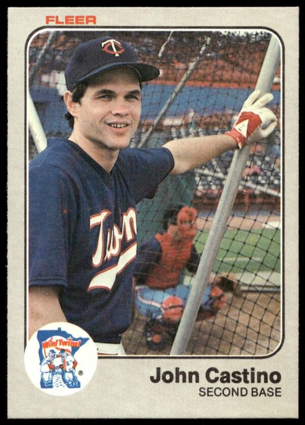 1983 Fleer John Castino #609 (Front)
