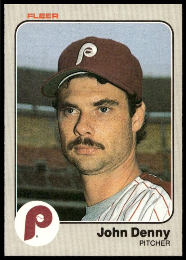 1983 Fleer John Denny #158 (Front)
