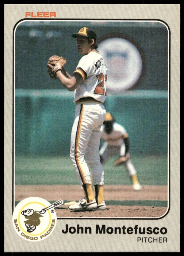 1983 Fleer John Montefusco #367 (Front)