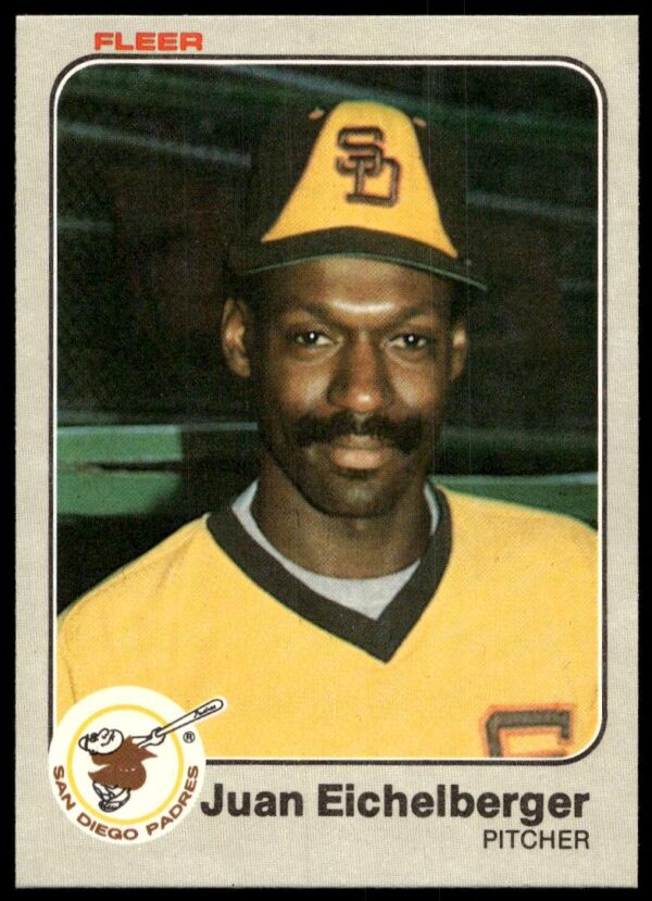 1983 Fleer Juan Eichelberger #358 (Front)