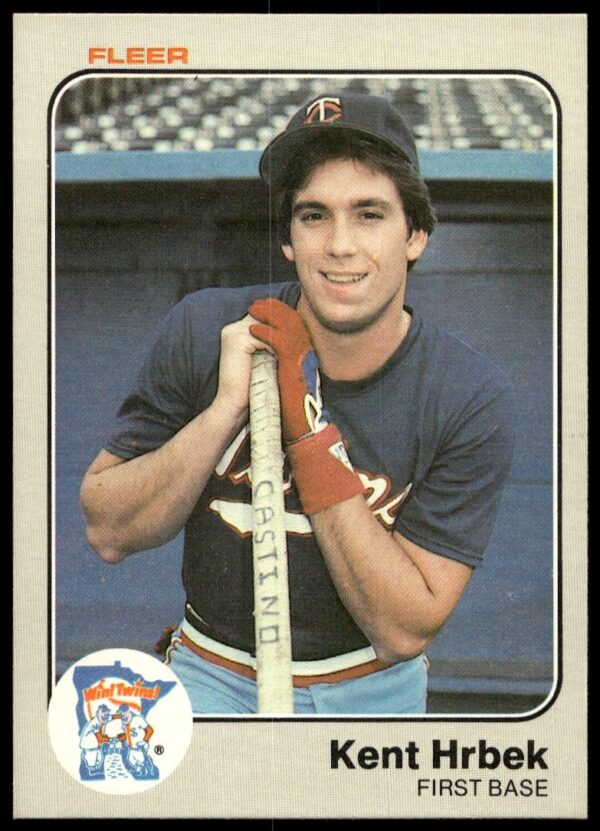1983 Fleer Kent Hrbek #616 (Front)