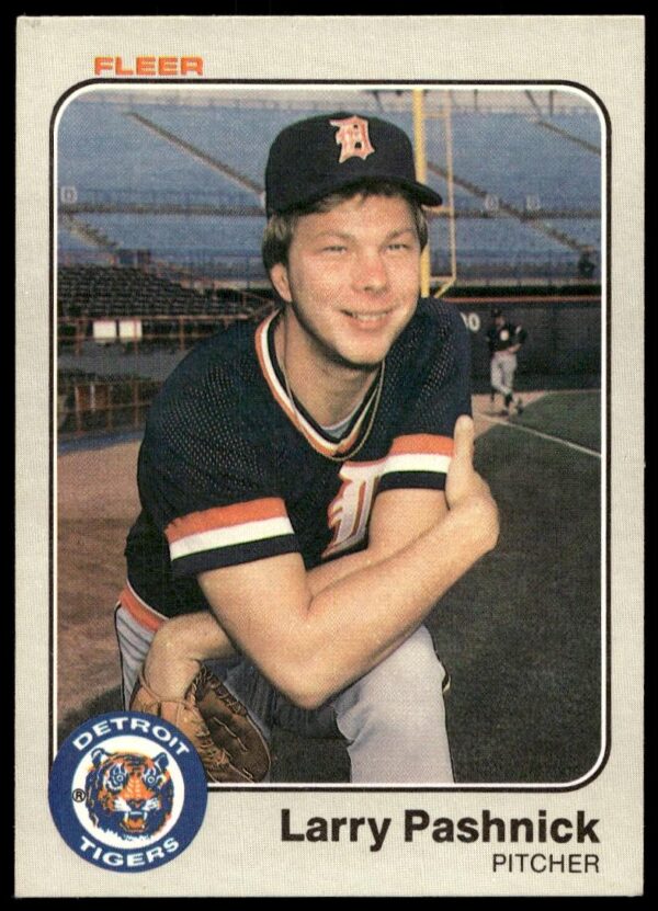 1983 Fleer Larry Pashnick #338 (Front)