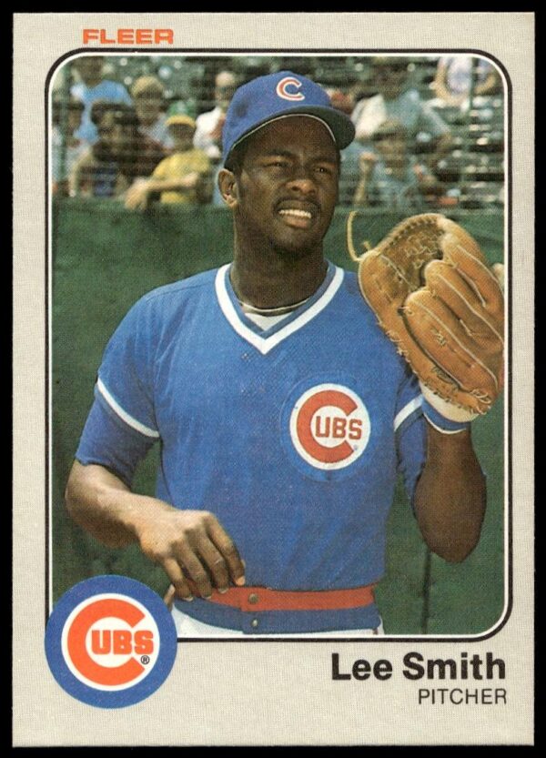 1983 Fleer Lee Smith #508 (Front)