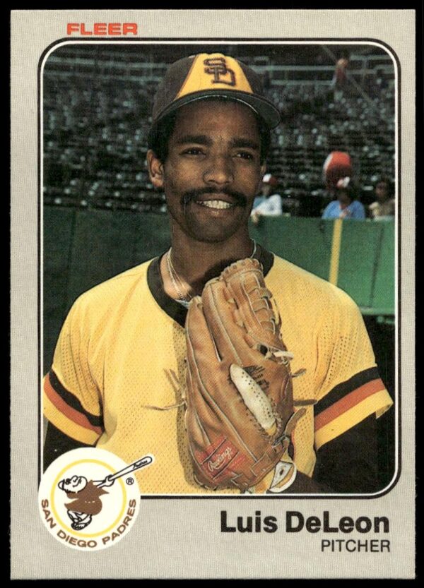 1983 Fleer Luis DeLeon #355 (Front)